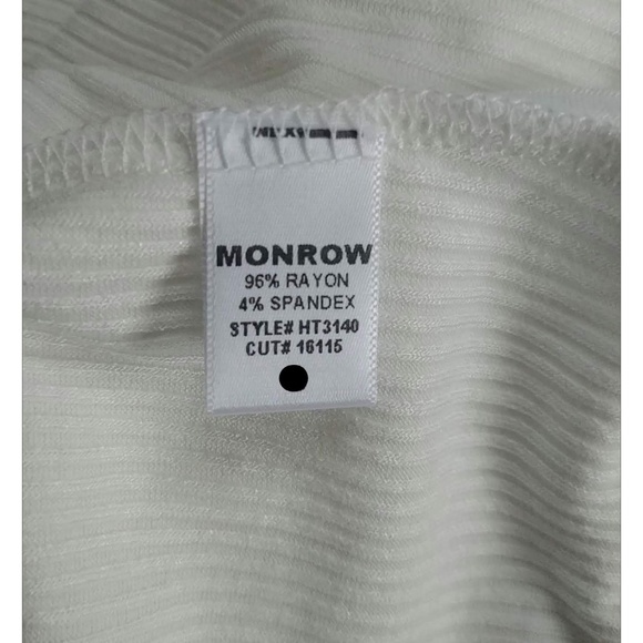 NWOT Monrow Classic Cold Shoulder Long Sleeve Tee - Picture 7 of 7